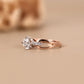 The Aria Pavé Bridge Engagement Ring