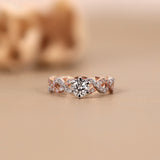 The Braided Pavé Diamond Engagement Ring