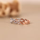 The Braided Pavé Diamond Engagement Ring