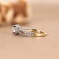 The Floating Crown Split-Shank Engagement Ring