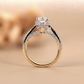The Floating Crown Split-Shank Engagement Ring