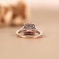 The Grandeur Princess Cut Halo Engagement Ring
