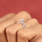 The Braided Pavé Diamond Engagement Ring