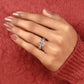 The Floating Crown Split-Shank Engagement Ring