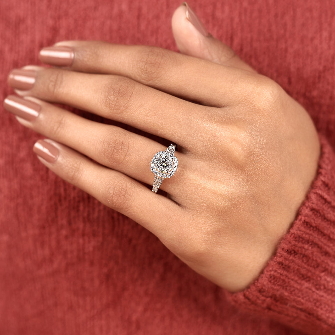 The Opulence Cushion-Illusion Halo Ring