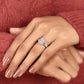 The Grandeur Princess Cut Halo Engagement Ring