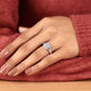 The Grandeur Princess Cut Halo Engagement Ring
