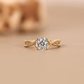 The Aurelia Interwoven Diamond Solitaire