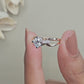 The Aria Pavé Bridge Engagement Ring