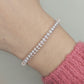The Duet Double-Row Diamond Tennis Bracelet