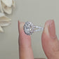 The Seraphina Oval Halo Engagement Ring
