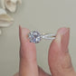 The Floating Crown Split-Shank Engagement Ring